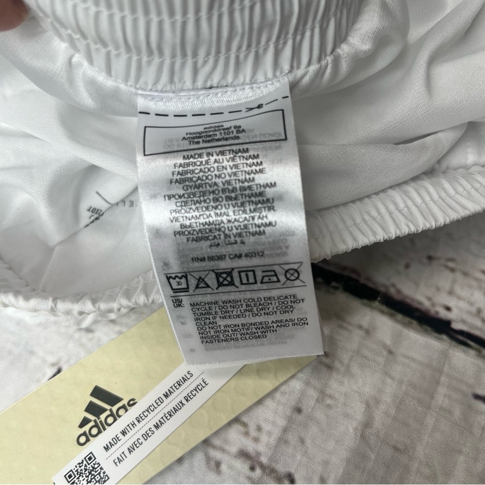 Adidas by Stella McCartney White Women's Athletic Shorts - Picture 7 of 12